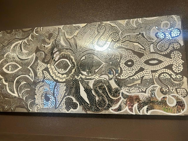 Mosaic Mirrored Wall Art - image 1 of 3