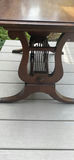 Vintage Small Table and 2 Highback Chairs - thumbnail 7 of 9