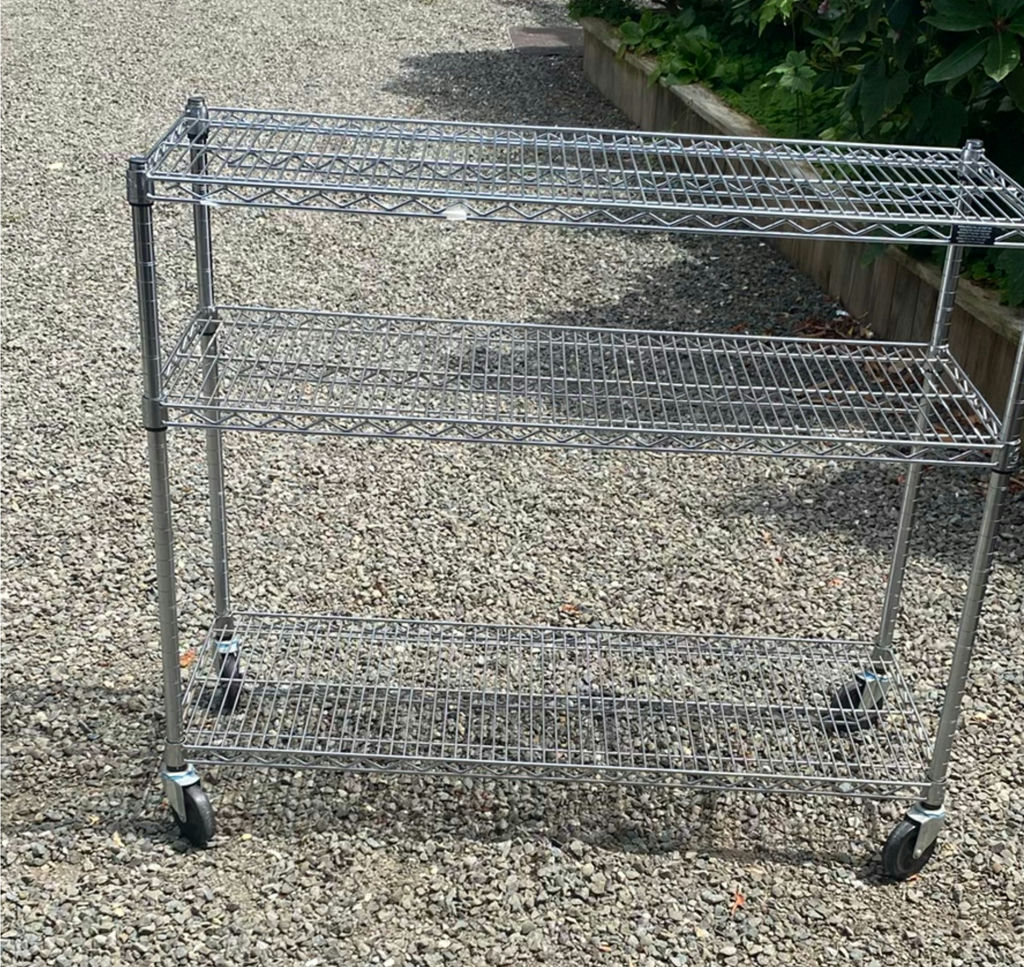 Steel Shelving Units on wheels - image 4 of 4