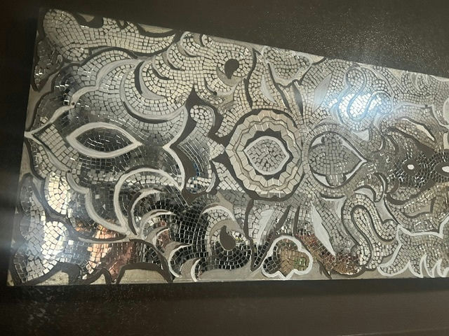 Mosaic Mirrored Wall Art - image 3 of 3