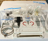 Assorted metal hardware parts and brackets - thumbnail 1 of 5