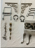 Assorted metal hardware pieces and brackets - thumbnail 5 of 8