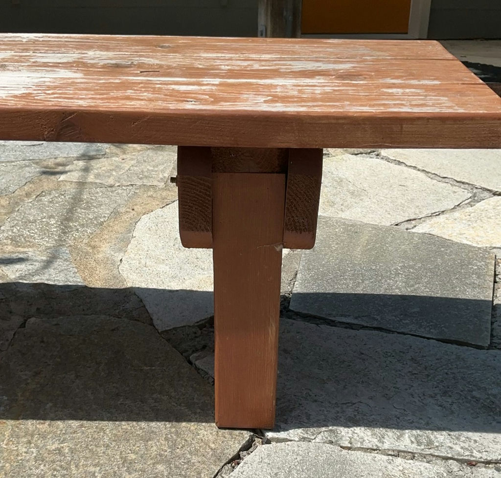 Home Built Distressed Entryway Bench - image 2 of 4
