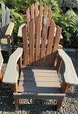 Weathered Adirondack Wood Chairs - thumbnail 2 of 5