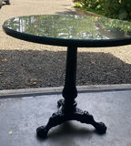 Hand Painted Solid Iron PedestalTable - thumbnail 2 of 5