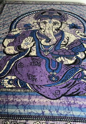 Decorative textile wall hangings and bedspreads, shower curtain - Image 1 of 13