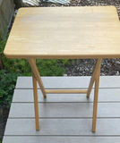 6 Wood folding TV Trays - thumbnail 3 of 7