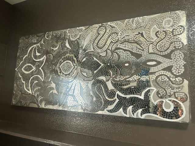 Mosaic Mirrored Wall Art - image 2 of 3