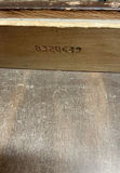 Vintage Leather Stool And Unique Original Art - thumbnail 3 of 7