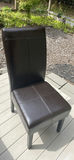 Vintage Small Table and 2 Highback Chairs - thumbnail 3 of 9