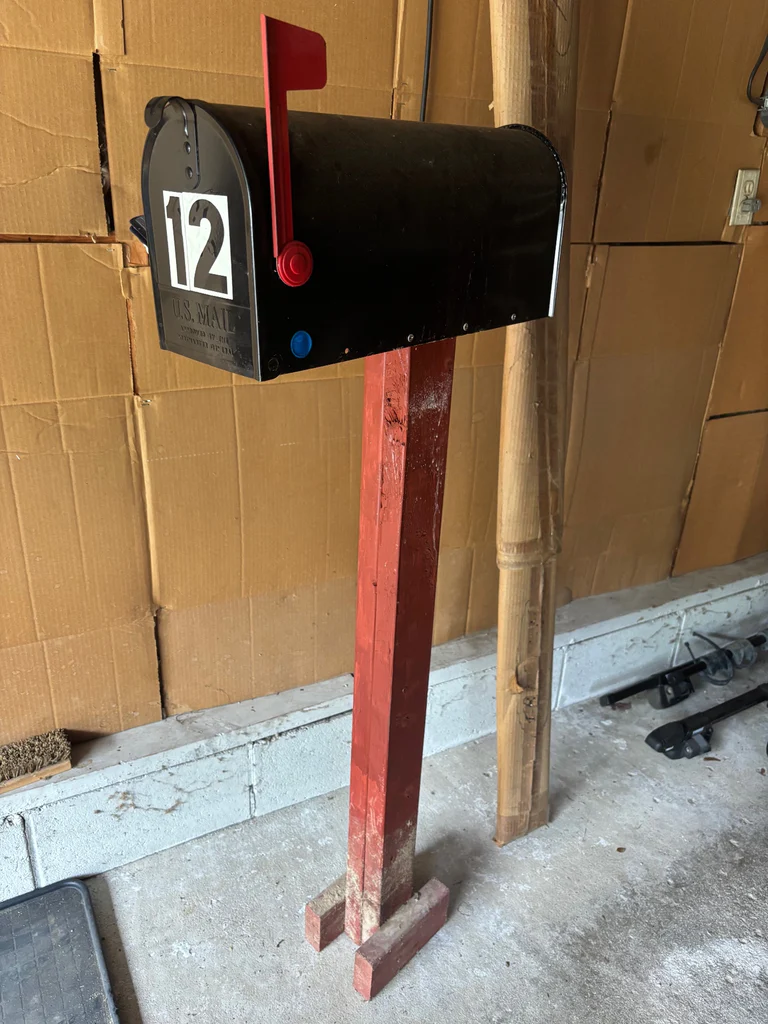 Mailbox on Stand - image 2 of 3