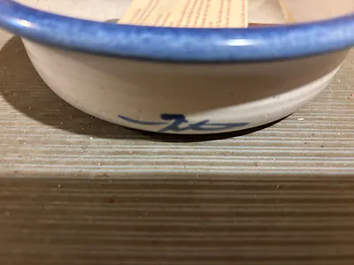 Robert Fishman Pottery Brie Baker - Image 1 of 3