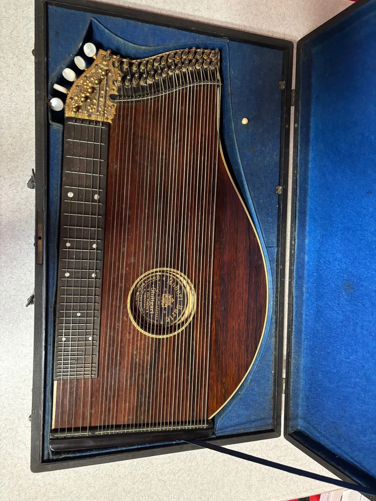 Antique Zither - image 5 of 9