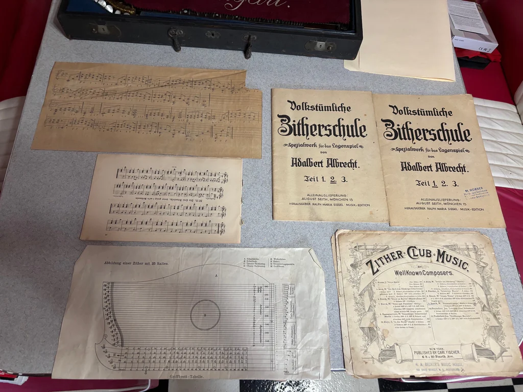 Antique Zither - image 1 of 9