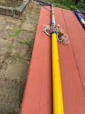 Long Pole Tool With Metal Hook Head and Rope - thumbnail 2 of 3