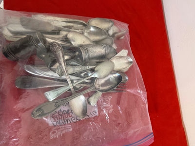 Assorted Silver-Tone Flatware and Shakers - Image 1 of 2
