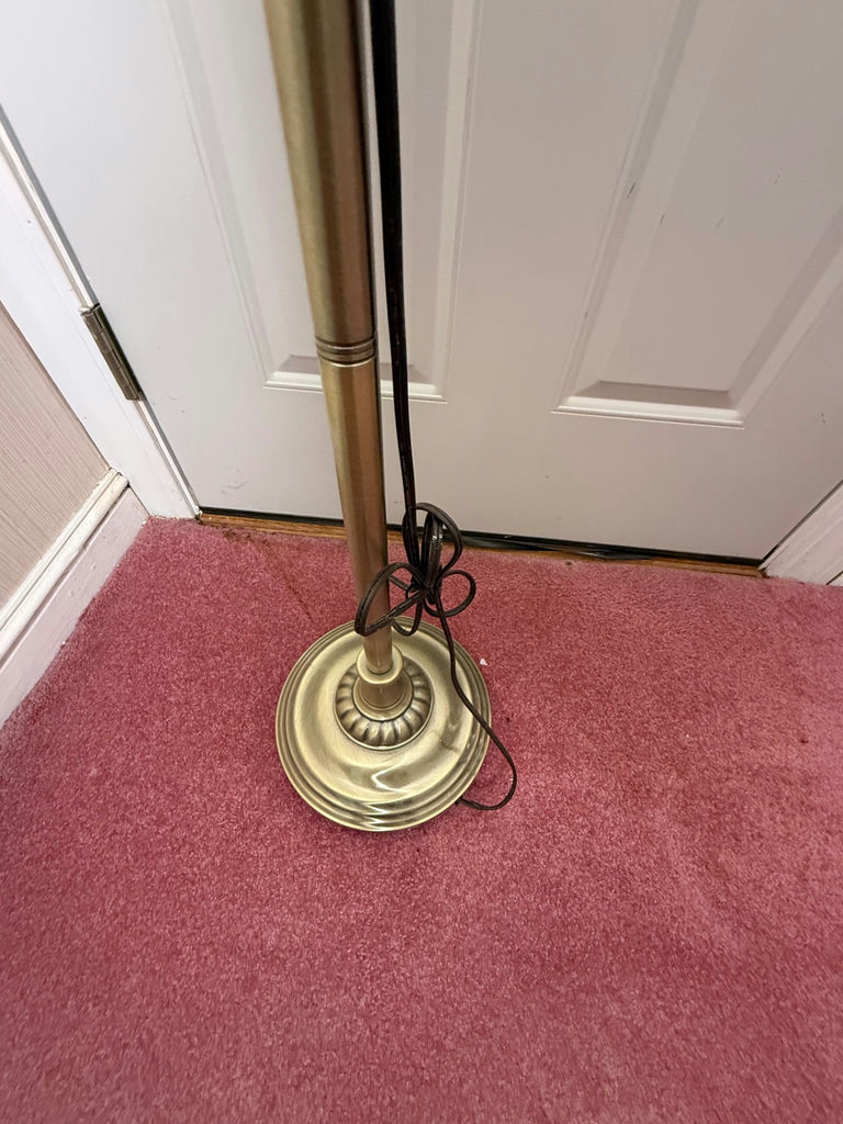 Brass Floor Lamp - image 2 of 2