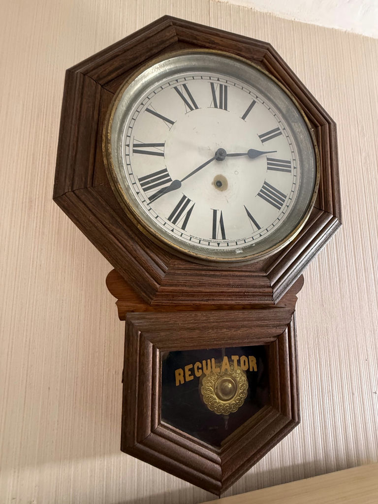 Wooden Regulator Wall Clock - image 1 of 2