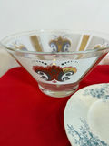 Decorative Glass Bowls and Floral Ceramic Plate - thumbnail 4 of 4