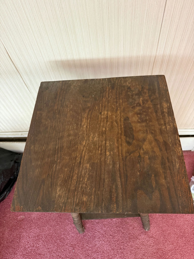 Wooden Side Table with Lower Shelf - image 2 of 2
