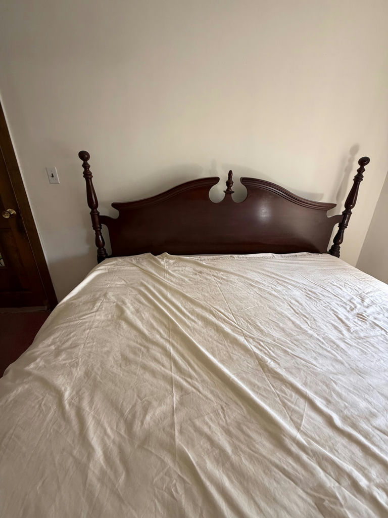 Wood Bed Frame with Headboard - image 2 of 2