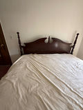 Wood Bed Frame with Headboard - thumbnail 2 of 2