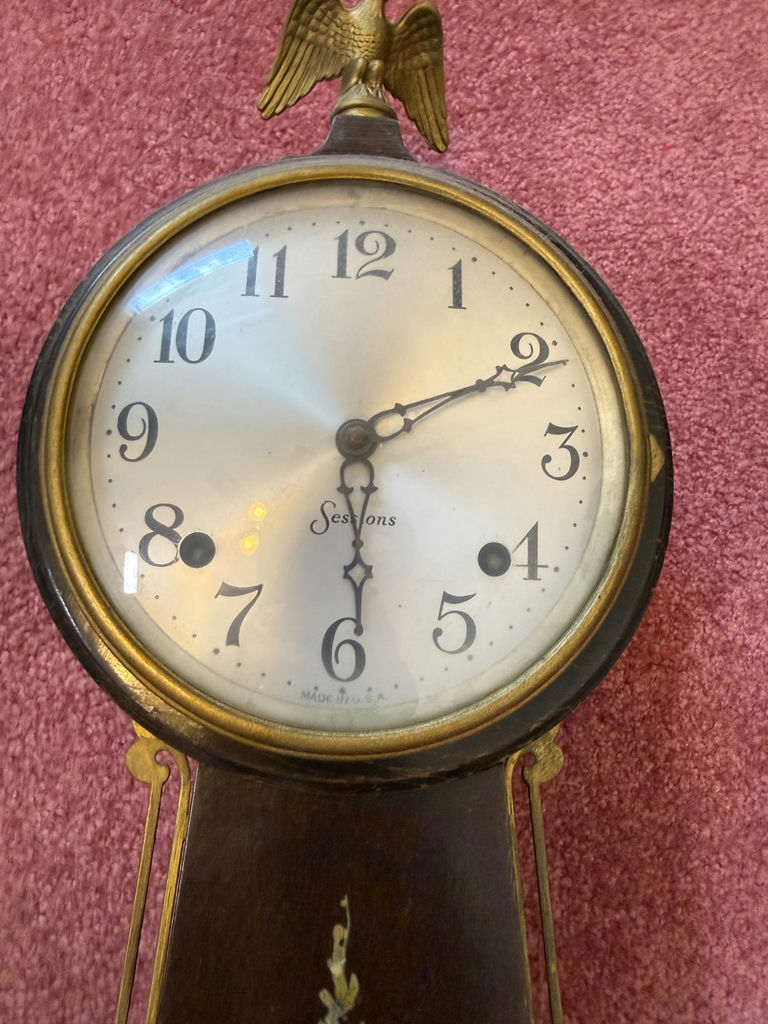 Sessions Wooden Wall Clock - image 2 of 3