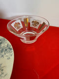 Decorative Glass Bowls and Floral Ceramic Plate - thumbnail 3 of 4