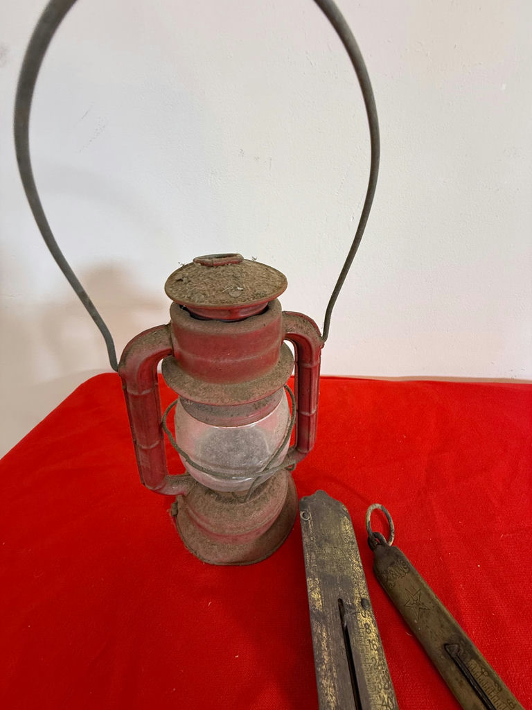 Vintage Lantern and Two Hanging Scales - image 3 of 3