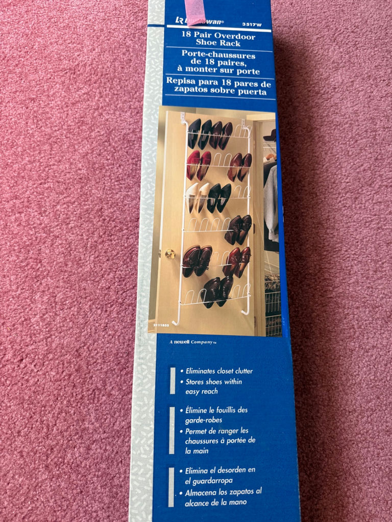 18 Pair Overdoor Shoe Rack - image 2 of 2