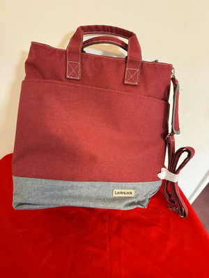 LocknLock Red and Gray Tote Bag - Image 1 of 2