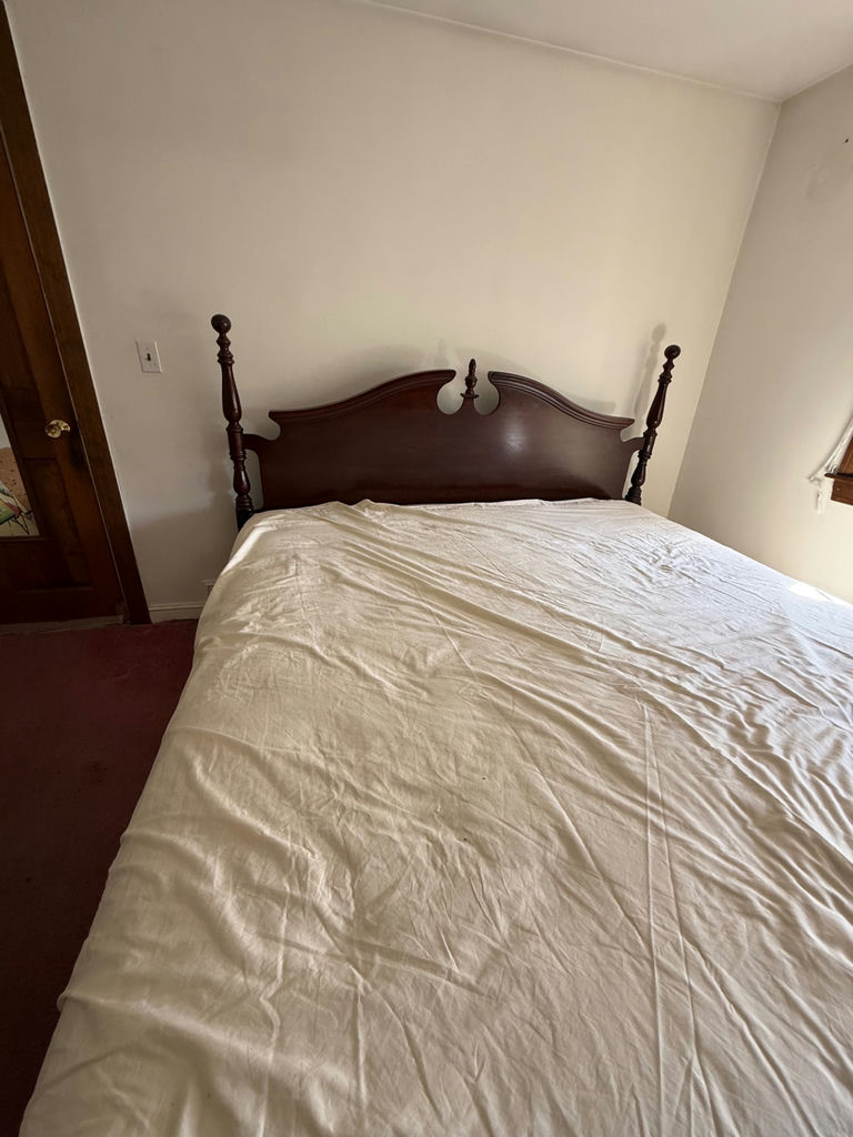 Wood Bed Frame with Headboard - image 1 of 2