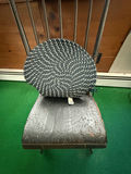 Wooden Chair with Braided Seat Cushion - thumbnail 3 of 3