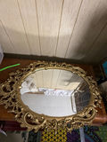 Ornate Gold-Tone Framed Wall Mirror - thumbnail 2 of 2