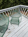 Green Metal Patio Table and Two Chairs - thumbnail 4 of 4