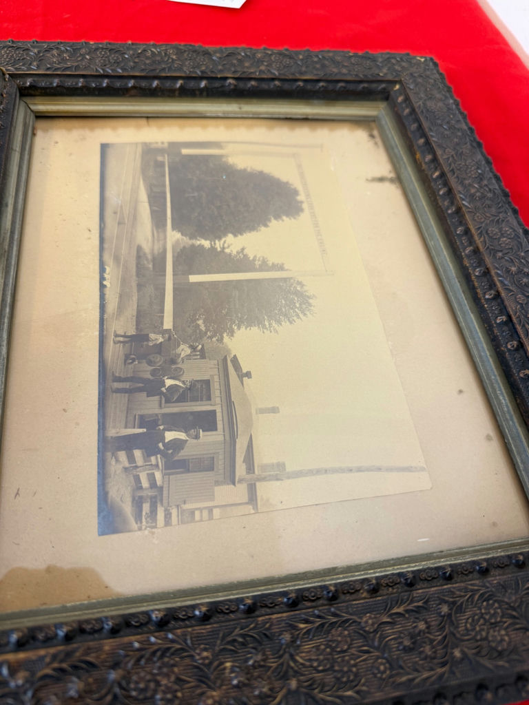 Framed Railroad Crossing Photograph - image 2 of 4