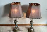 Two Table Cherub lamps x 2 - thumbnail 1 of 5