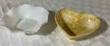 Glazed Ceramic Dishes , Milk Glass - thumbnail 7 of 8