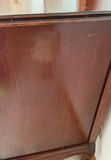 Vintage Flame Mahogany Louis XV long dresser w/mirror. - thumbnail 7 of 8