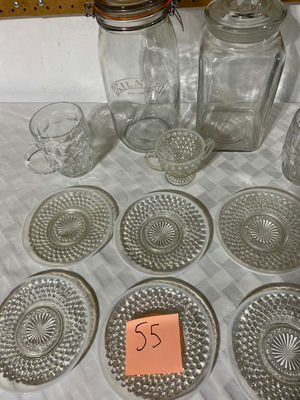 Glass Plates, Mugs and Storage Jars - Image 1 of 8