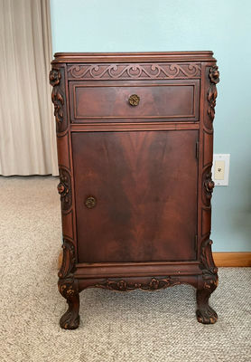Two Antique Chinese Chippendale Style small Cabinets - Image 1 of 10