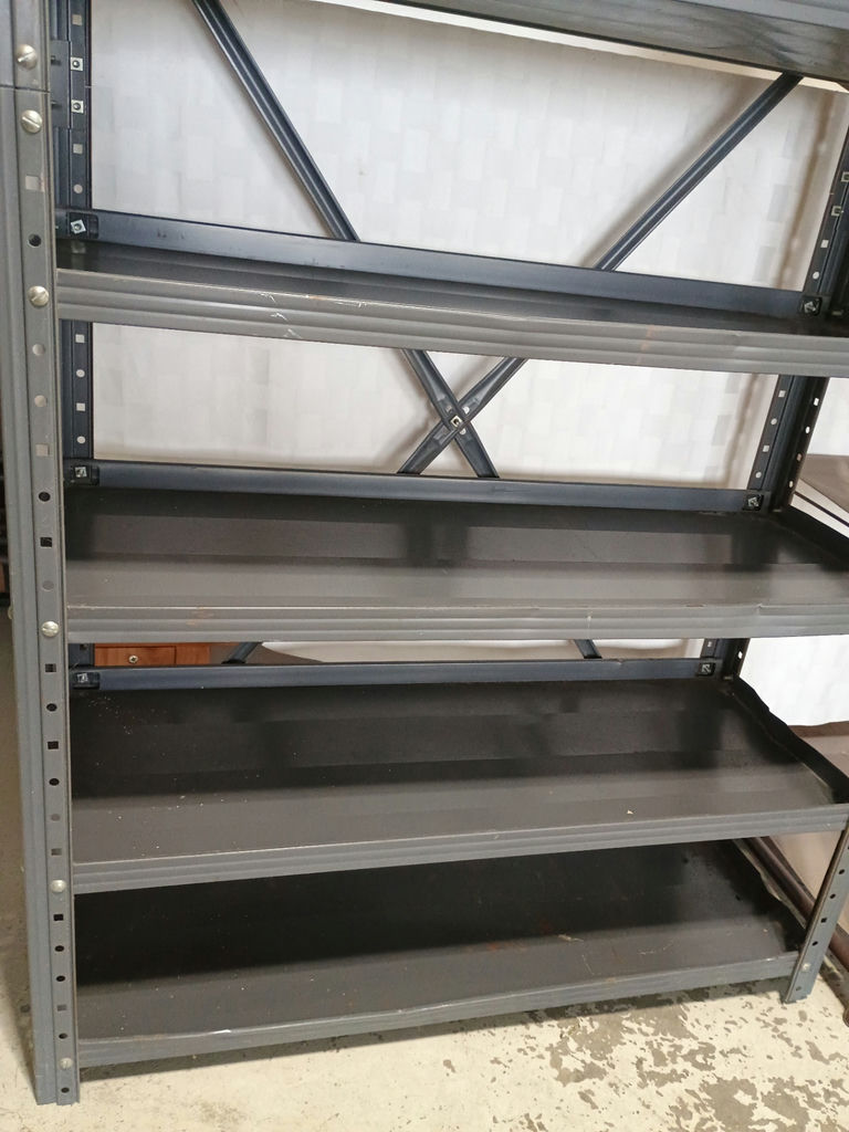 Metal shelving unit - image 3 of 3
