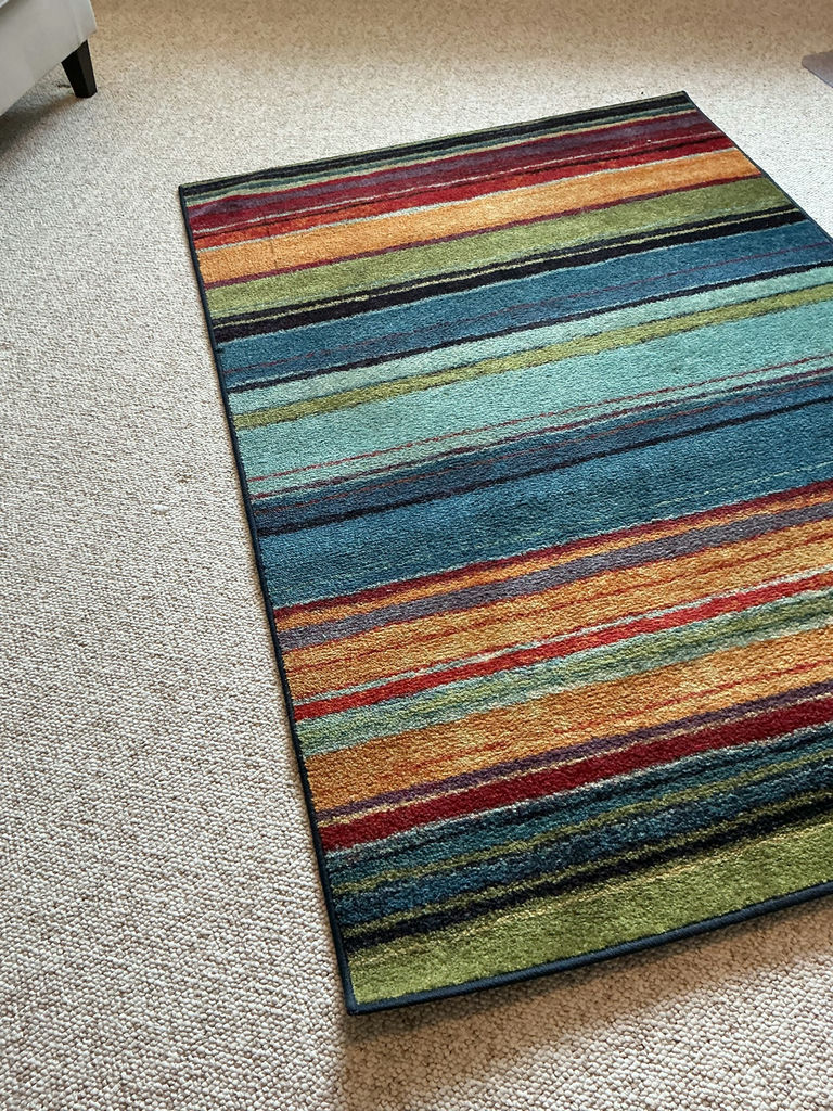 Multicolor Striped Area Rug - image 2 of 5