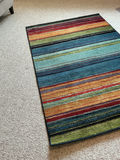 Multicolor Striped Area Rug - thumbnail 2 of 5