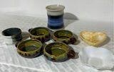 Glazed Ceramic Dishes , Milk Glass - thumbnail 2 of 8