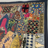 Embroidered Patchwork Fabric Tapestry - thumbnail 2 of 5