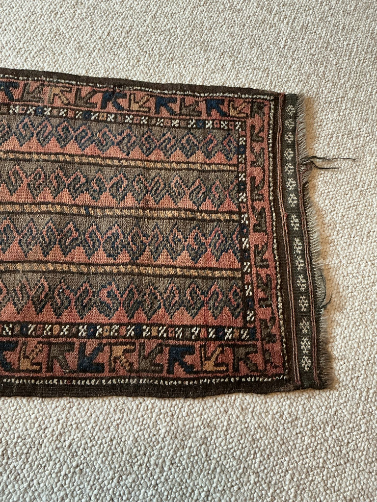 Two More Vintage, Persian Wool Area Rugs - image 9 of 11