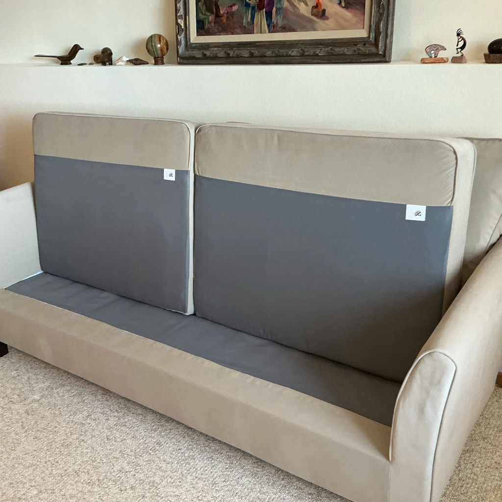 Three-Seat Upholstered Sofa By IKEA. - image 4 of 4