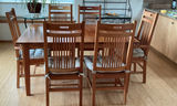 Amish Dining Table And 6 Chairs - thumbnail 1 of 11