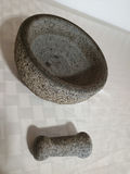 Granite mortar and pestle set - thumbnail 3 of 4